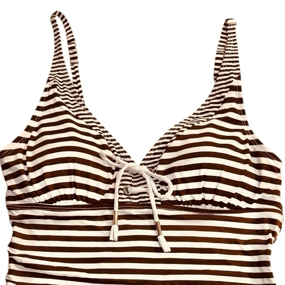Tommy Bahama Breaker Bay OTS Lace-Up Tankini